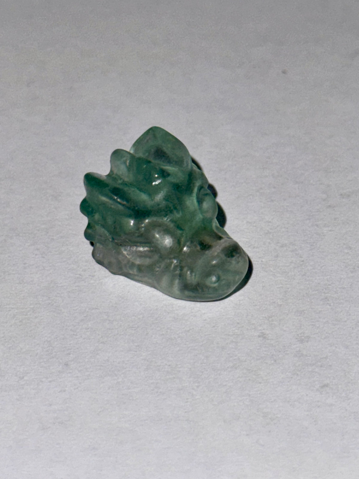 Mini Fluorite Dragon Skull