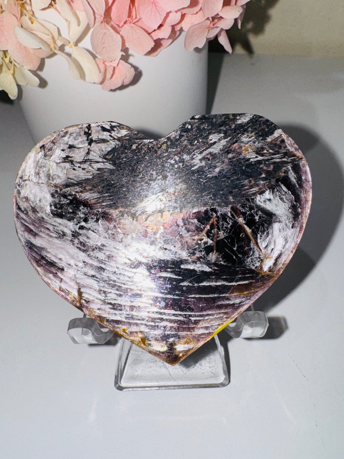 Purple Mica Heart