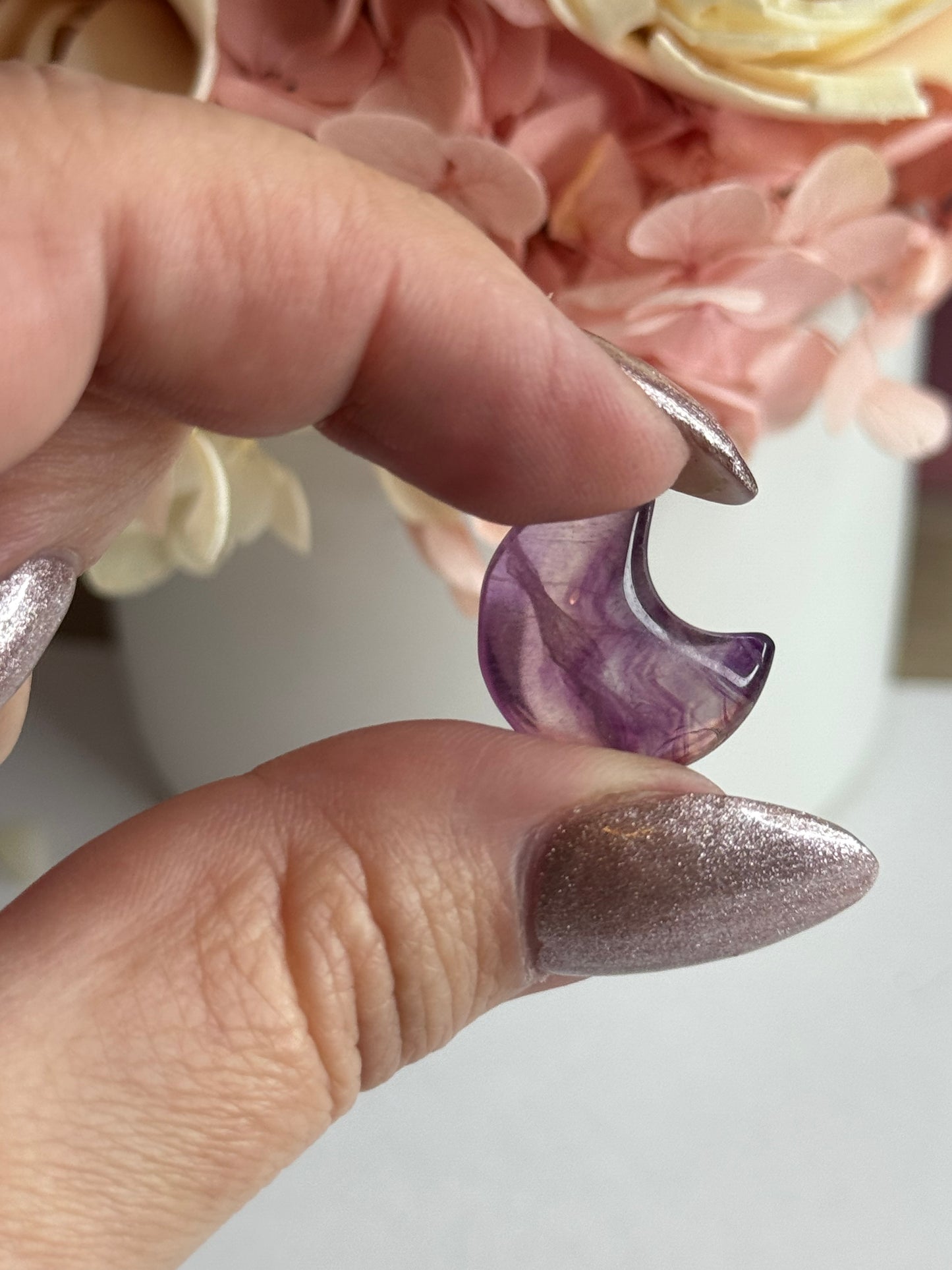 Mini Fluorite Moon