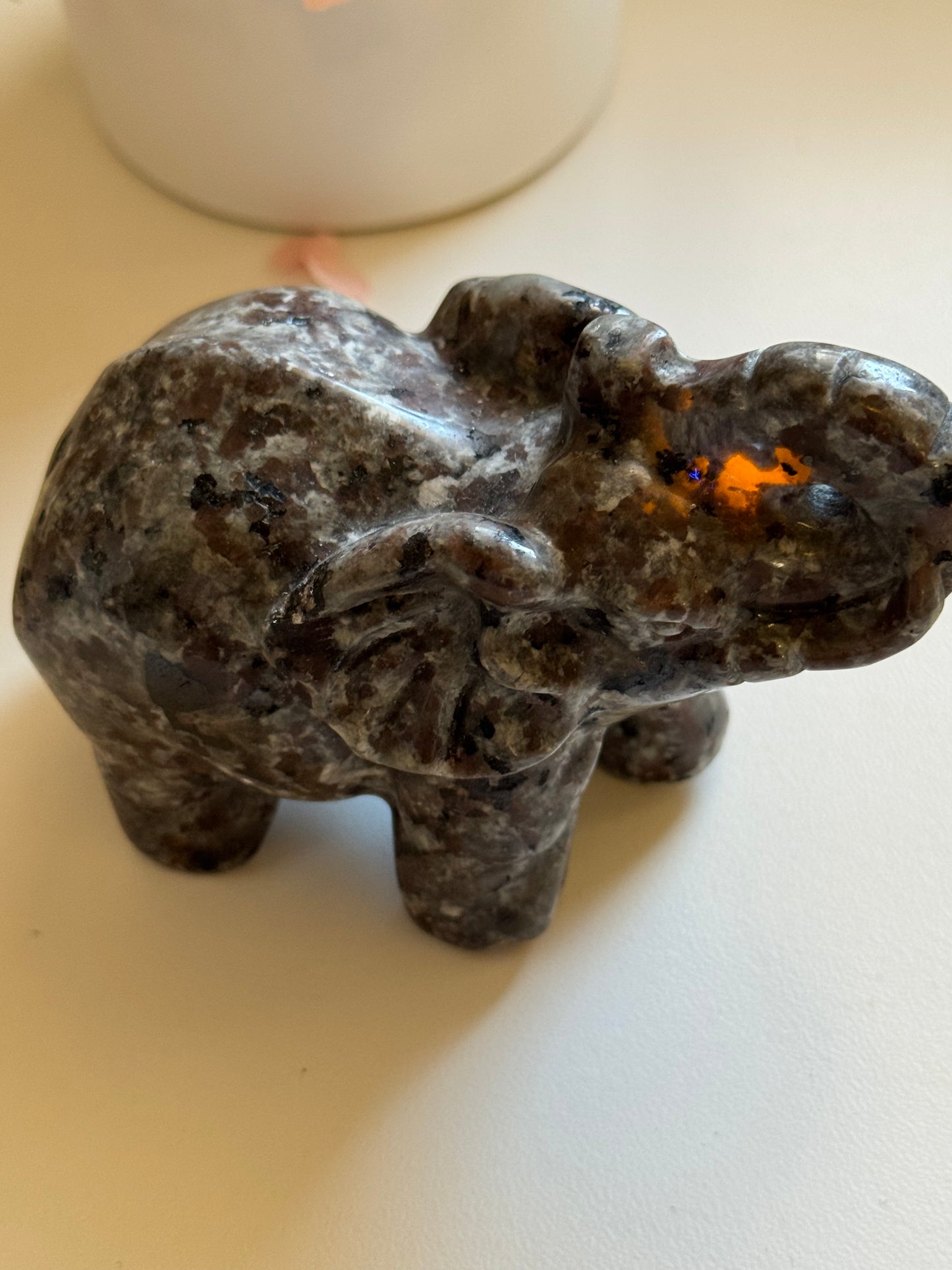 Yooperlite Elephant- chipped ear